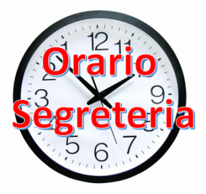 Orario Segreteria a.s. 2021/2022